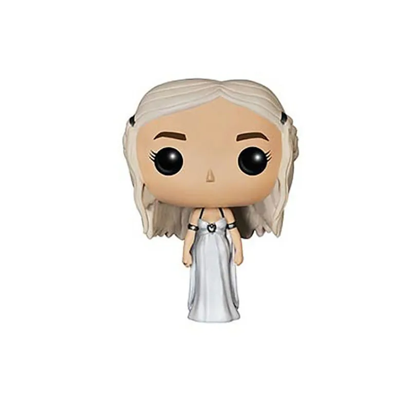 without box FUNKO POP Игра престолов игрушки Джон Сноу Дейенерис дрогон призрак ночной король Виниловая фигурка Коллекционная модель игрушки для детей - Цвет: without box