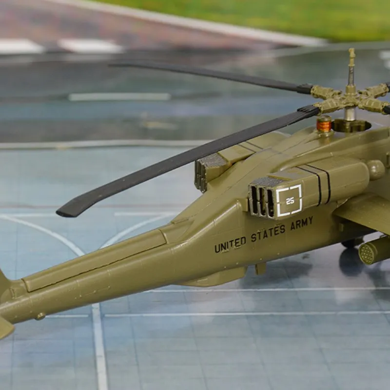 1/72 весы предварительно собран Apache AH-64A военный вертолет атака AH-64 Хобби Коллекционные обработанные пластиковые трёхмерными чертёжами