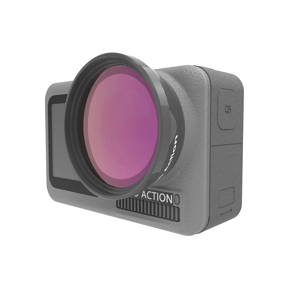 Аксессуары для спортивной камеры FOTOFLY DJI Osmo Action 15X Macro Close Up/рыбий глаз фильтр