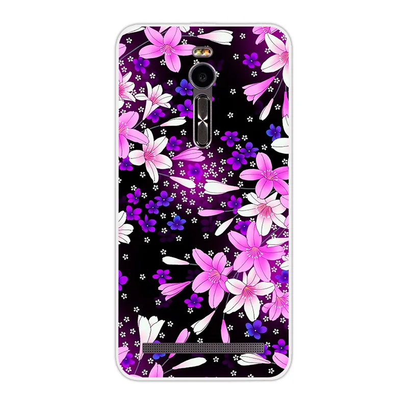 Силиконовый чехол для Asus Zenfone 2 ZE551ML бабочка задняя крышка Funda ZE550ML Ze551ml прозрачный