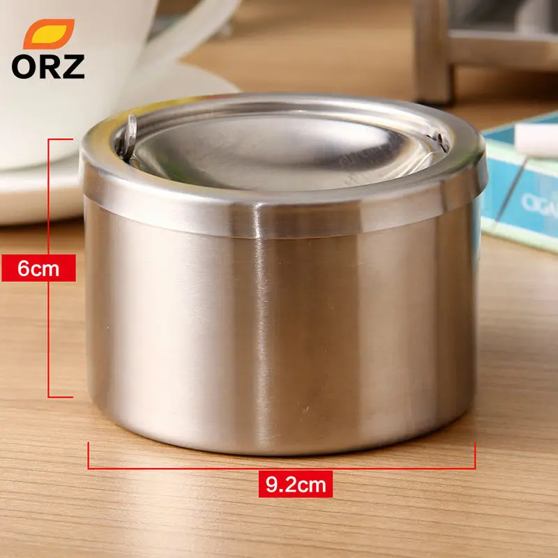 Портативная автомобильная пепельница ORZ ветрозащитная Мини-пепельница с крышкой