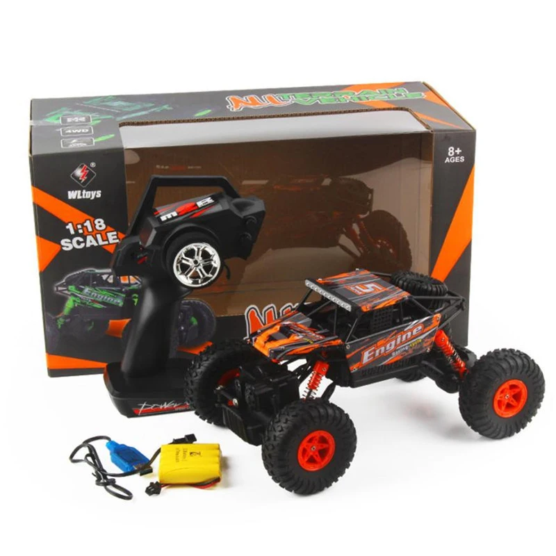 Лучший подарок для мальчика 1/18 2 4G 4WD полный привод на четыре колеса