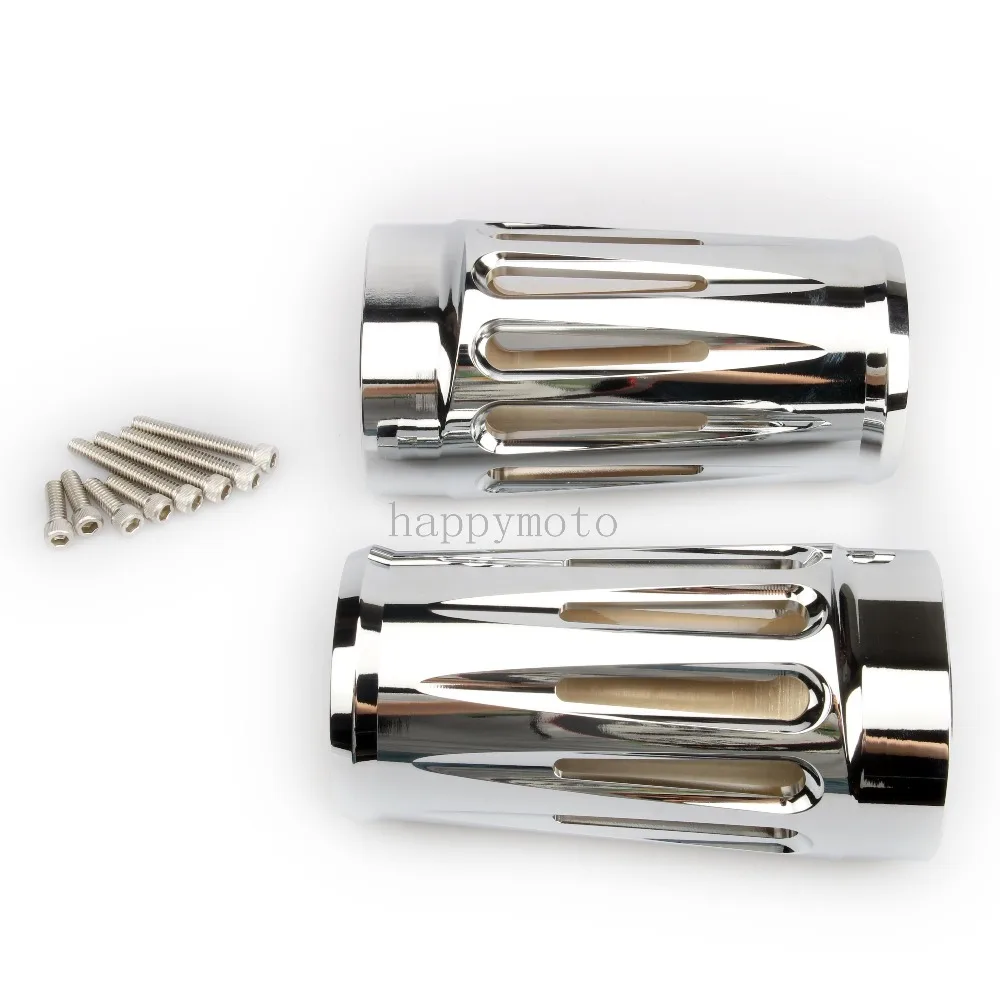 Ползунок вилки декоративный ползунок черная хромированная крышка для моделей