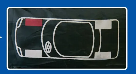 CHIZIYO – housse de protection de roue, 4 pièces, housse de pneu de rechange, sac de rangement avec poignées de transport, taille réglable, accessoire de roue