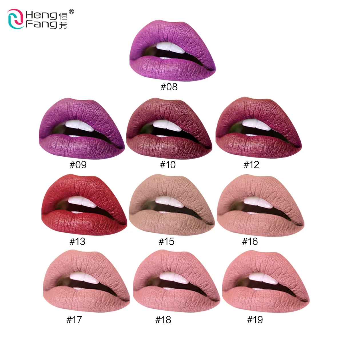 10 шт./компл. жидкая губная помада матовая Long Lasting10 цвета Блеск для губ водостойкие