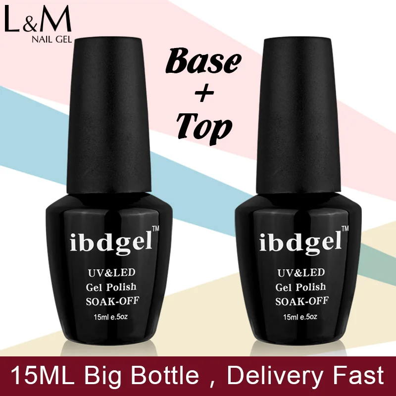 

Комплект из 2 предметов, ibdgel, набор гелей для ногтей, впитывается (верхнее покрытие + Базовое покрытие), матовая, без протирания, лак для ногтей, долговечный, 15 мл, УФ-праймер