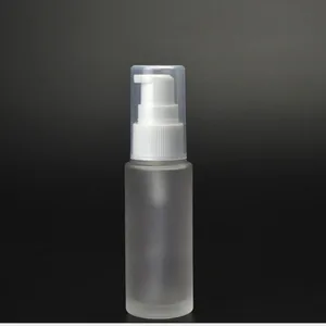 Флакон косметический матовый стеклянный с распылителем или помпой для лосьона, 6 шт., 30 мл, 50 цветов