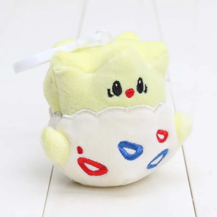9-12 см Pocket Mew Piplup Bulbasaur Eevee Squirtle плюшевая игрушка чучела подвеска плюшевая кукла брелок с крючком