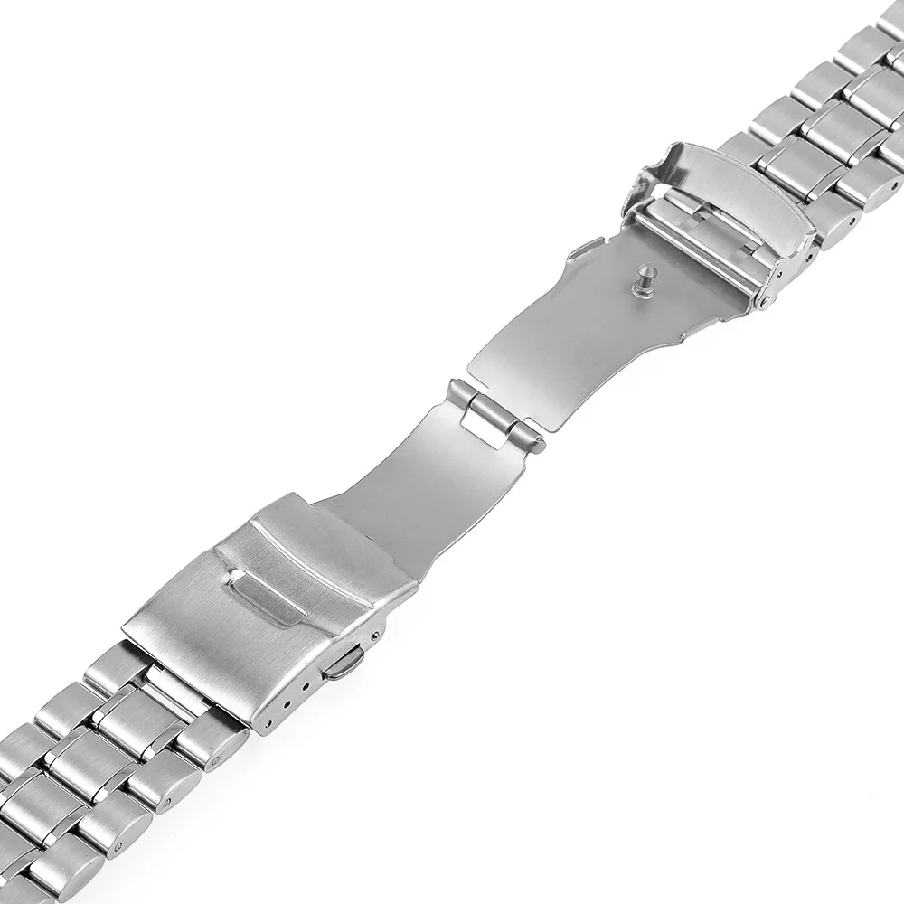 22 мм браслет из нержавеющей стали для часов Asus ZenWatch 1 2 мужчин WI500Q WI501Q