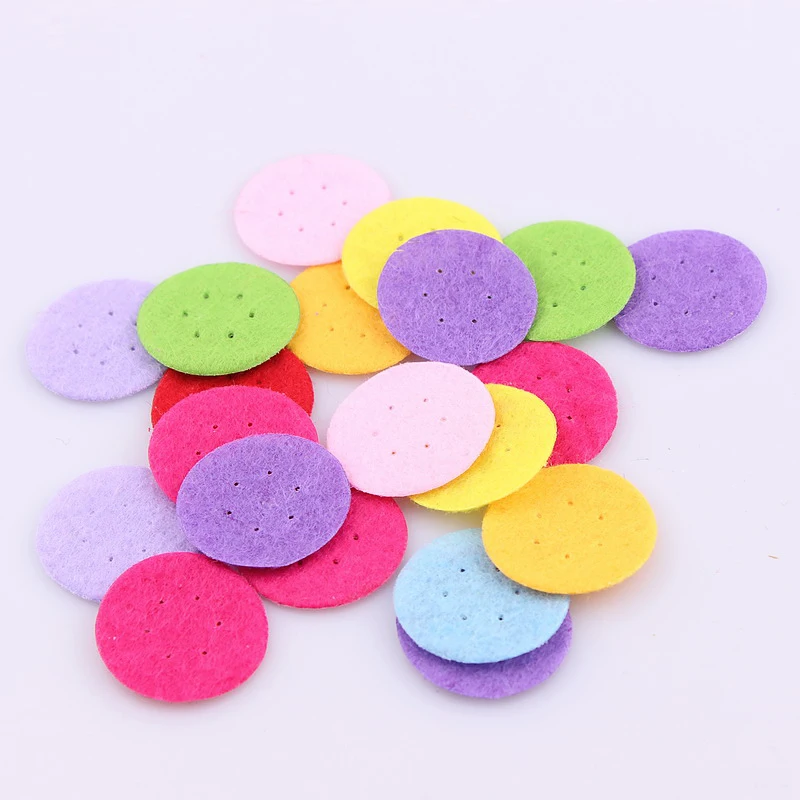 Новые модные разноцветные Круглые нашивки тканевые войлочные круглые сделай сам