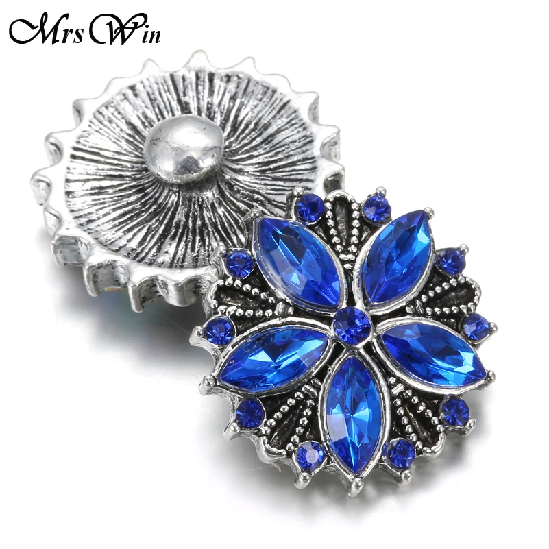 6 шт./лот красивый цветной кристалл цветок оснастка ювелирное изделие кнопки