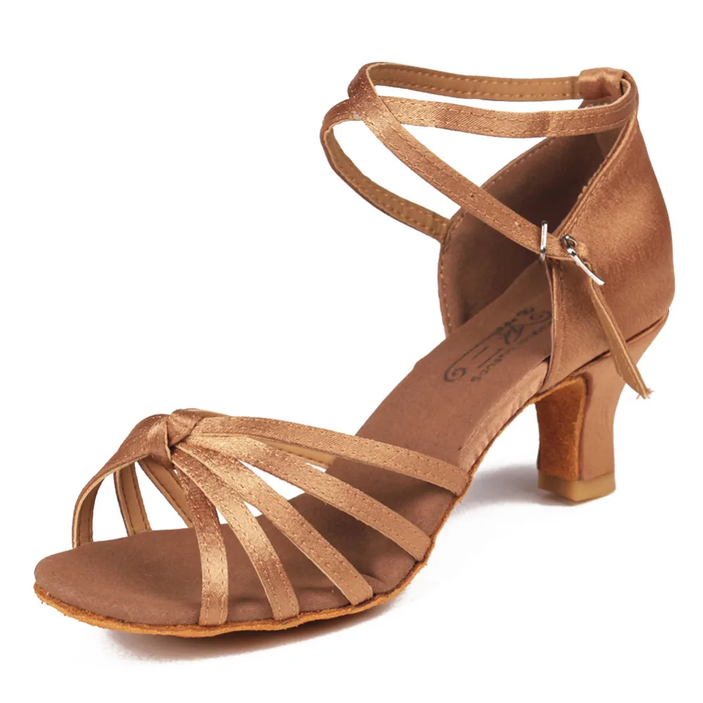 Женские туфли для латиноамериканских танцев бальных с узлом обувь танго сальсы