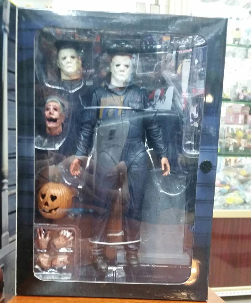 18 см NECA Хэллоуин конечная Лори строд Майкл Майерс фигурка игрушка ужас подарок