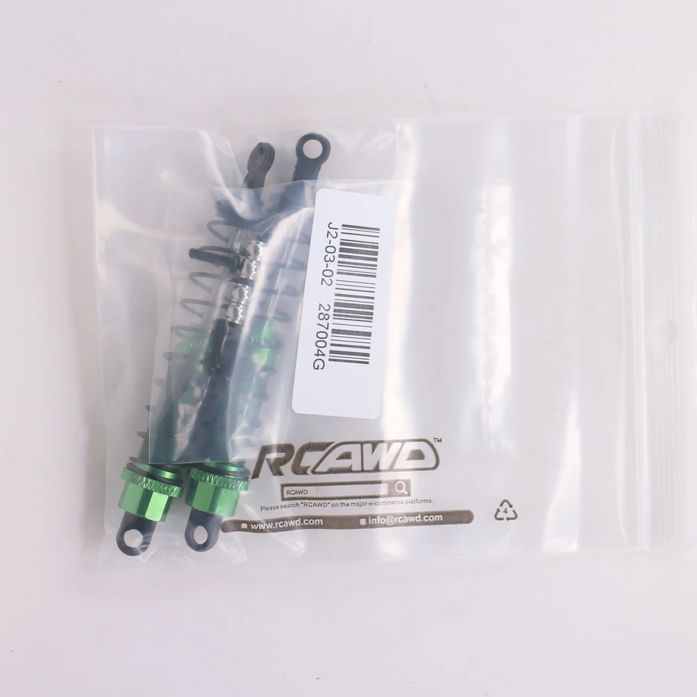 RCAWD сплав 98 мм Длинный 2 шт амортизатор демпфер для Rc автомобиля 1/12 Lc гоночный Wltoys