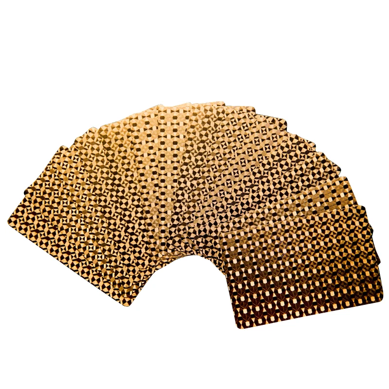 24К Позолоченные Карточные Игры покер набор 24k Gold Plated Playing Cards с сертификатом