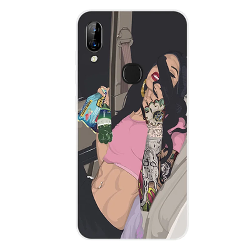 Чехол Beauty Case из мягкого силикона для Lenovo S5 Pro на заднюю крышку телефона 6.2'' S5Pro L58041 для защиты корпуса.