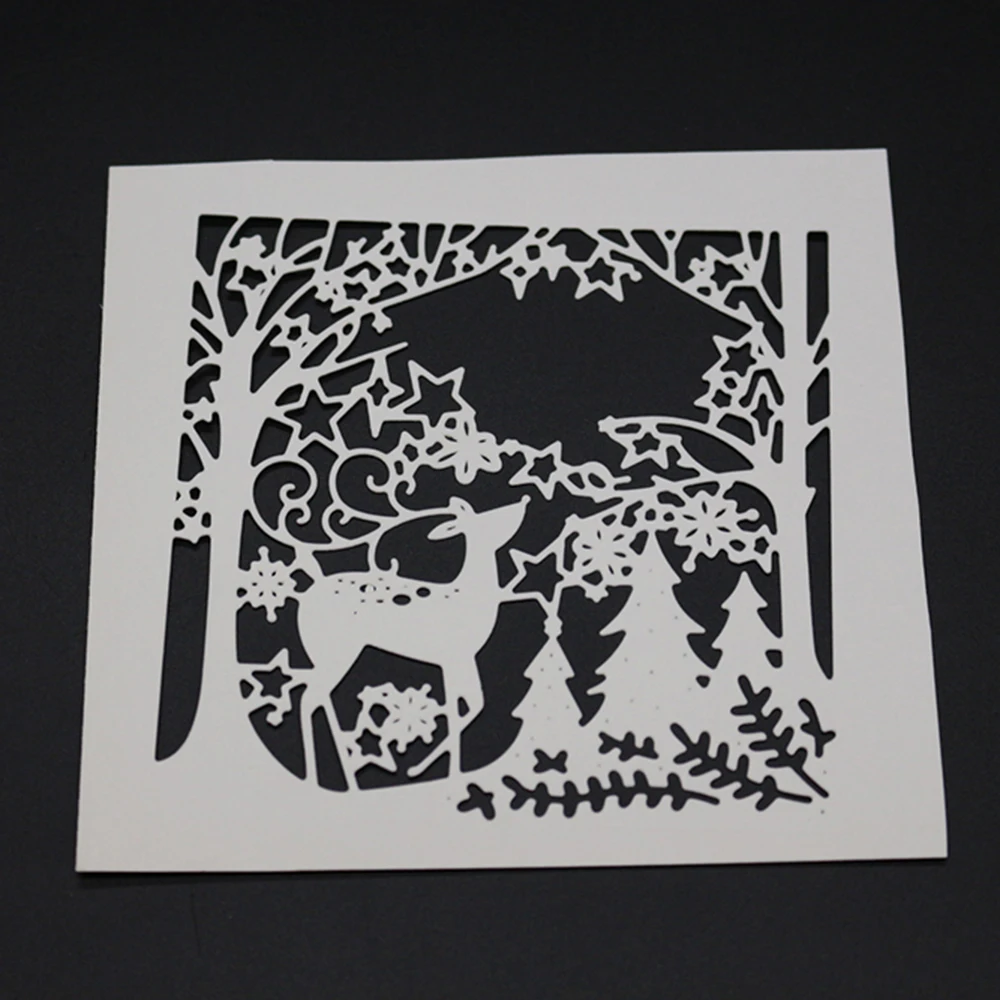 9.6X9.6CM Metal Cutting Dies Frame Stencils For DIY Scrapbooking Embossing Paper Cards Die Cuts Photo Album Making Craft | Дом и сад