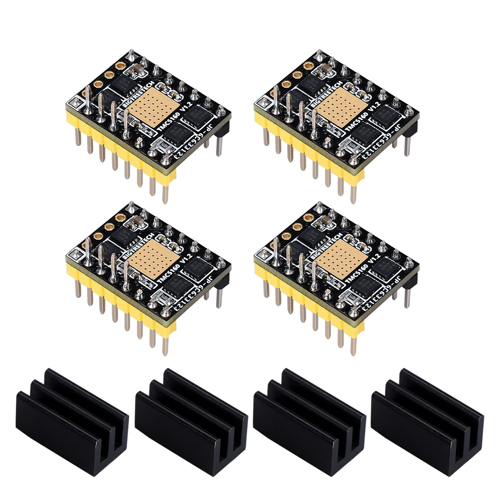 BIGTREETECH TMC5160 V1.2 SPI Stepper Motor бесшумный драйвер StepStick VS TMC2130 для SKR V1.3 PRO плата управления
