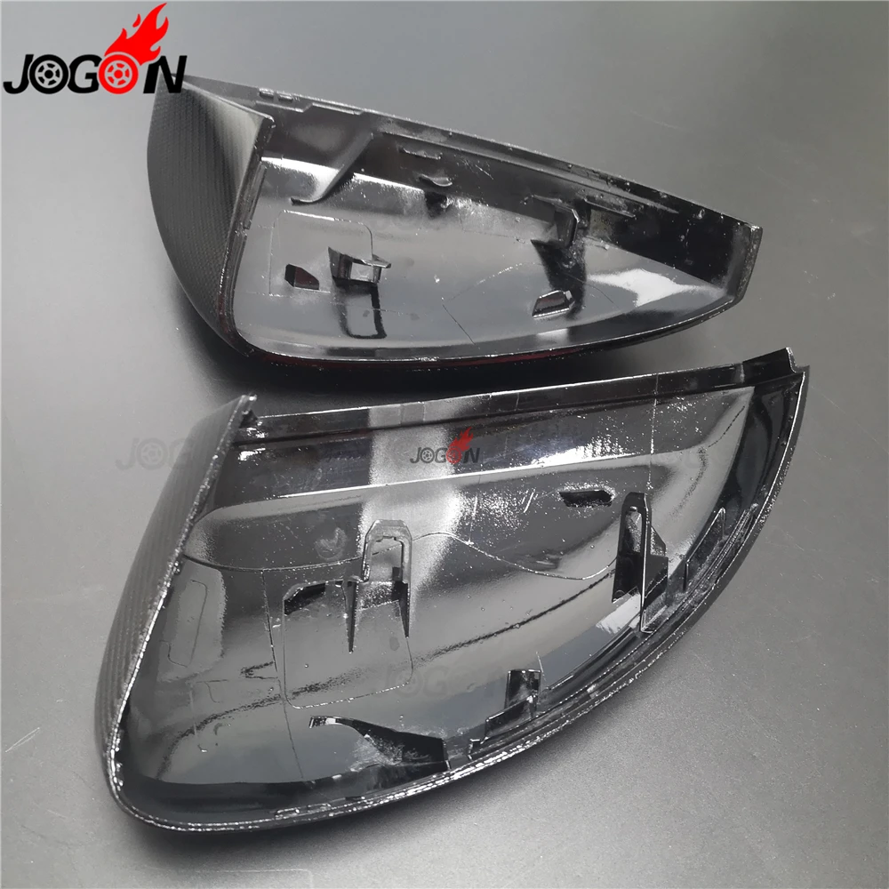 

Car Replace Rearview Side Wing Mirror Cover For VW Volkswagen Tiguan 2016 2017 Carbon Fiber