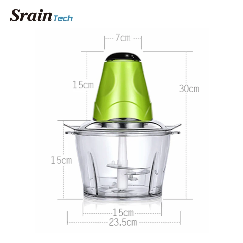 SrainTech 220V 200W Multifunctional Household Electric Food Processor Mixer Fruit Vegetable Blender Chopper Nuts Grinder | Бытовая