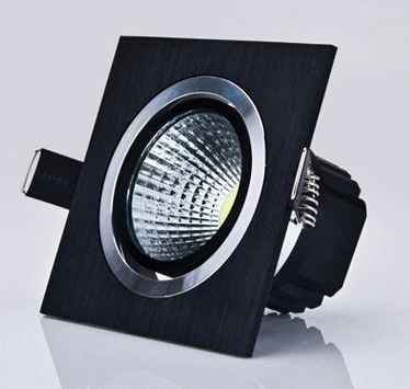 Бесплатная доставка черный корпус 9 Вт Диммируемый монолитный блок светодиодов