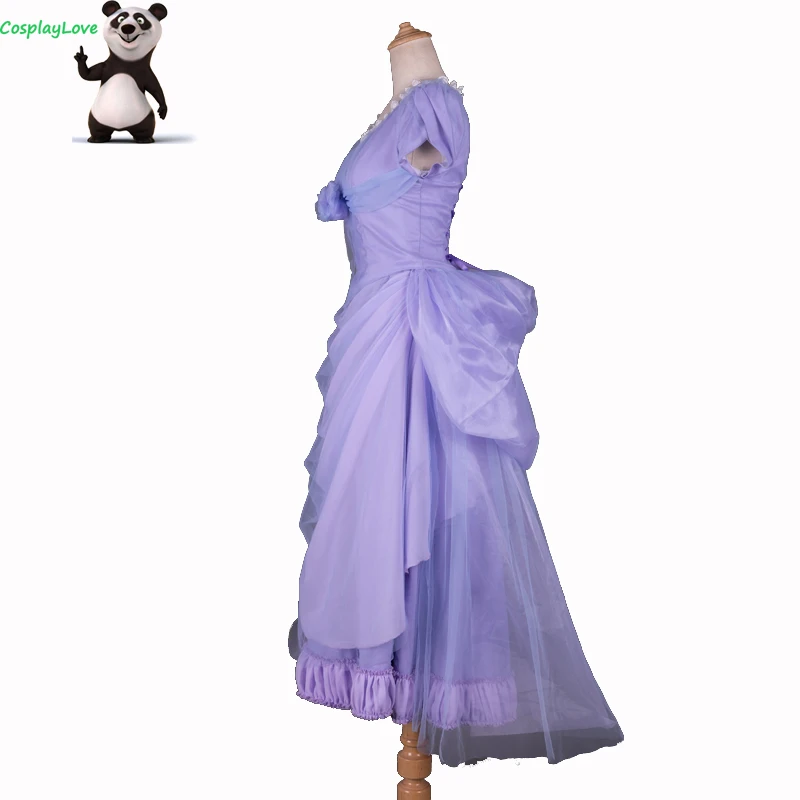 cosplaylove the nutcracker and the four realms movie clara purple princess dress cosplay costume military uniform for halloween free global shipping