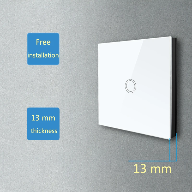 VHome сенсорный пульт дистанционного управления, беспроводной 2,4g wifi+ RF 433MHz релейный приемник источник питания 90 v-250 v 10A Smart Life APP