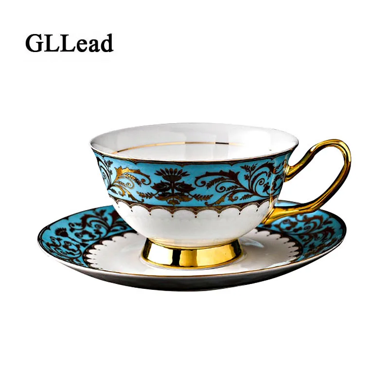 GLLead Европейский костяной фарфор кофейная чашка чайная из фарфора дворца модные