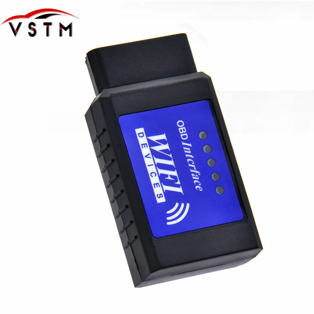 ELM327 OBD2 WIFI синяя версия автоматического сканирования ELM 327 Wifi поддерживает Android и iOS