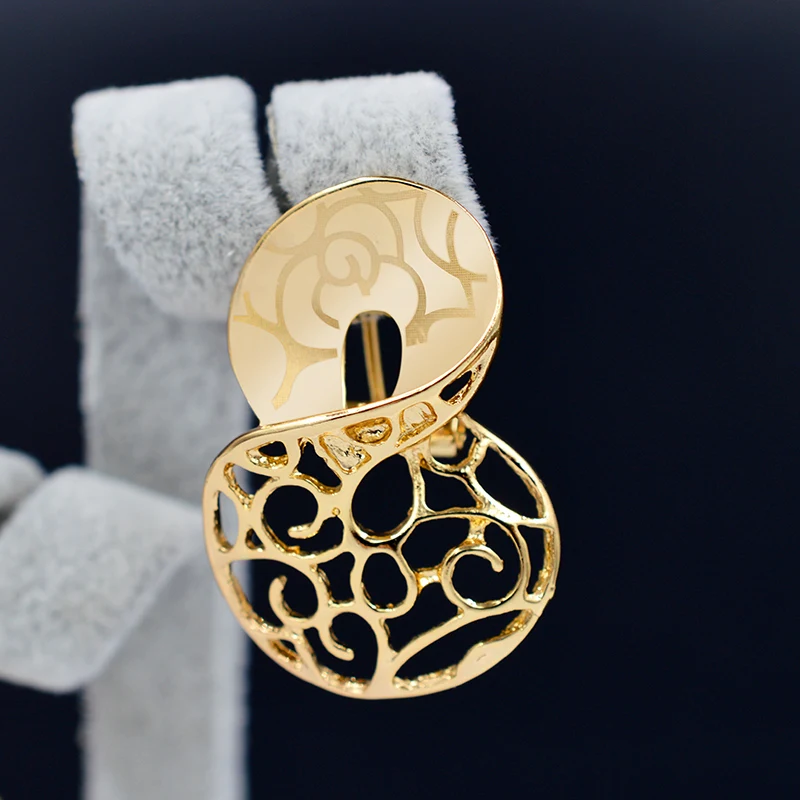Ювелирные украшения Sunny Jewelry в винтажном стиле серьги-кулон для свадьбы витой