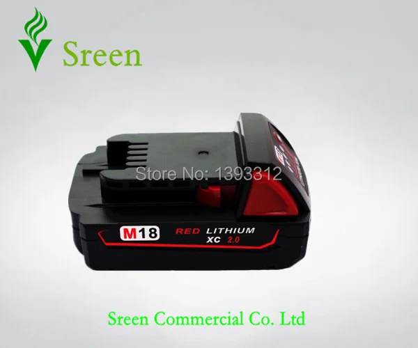 3 X Новый 18 В 2000 мАч Перезаряжаемые Мощность инструмент литий-ионный Батарея