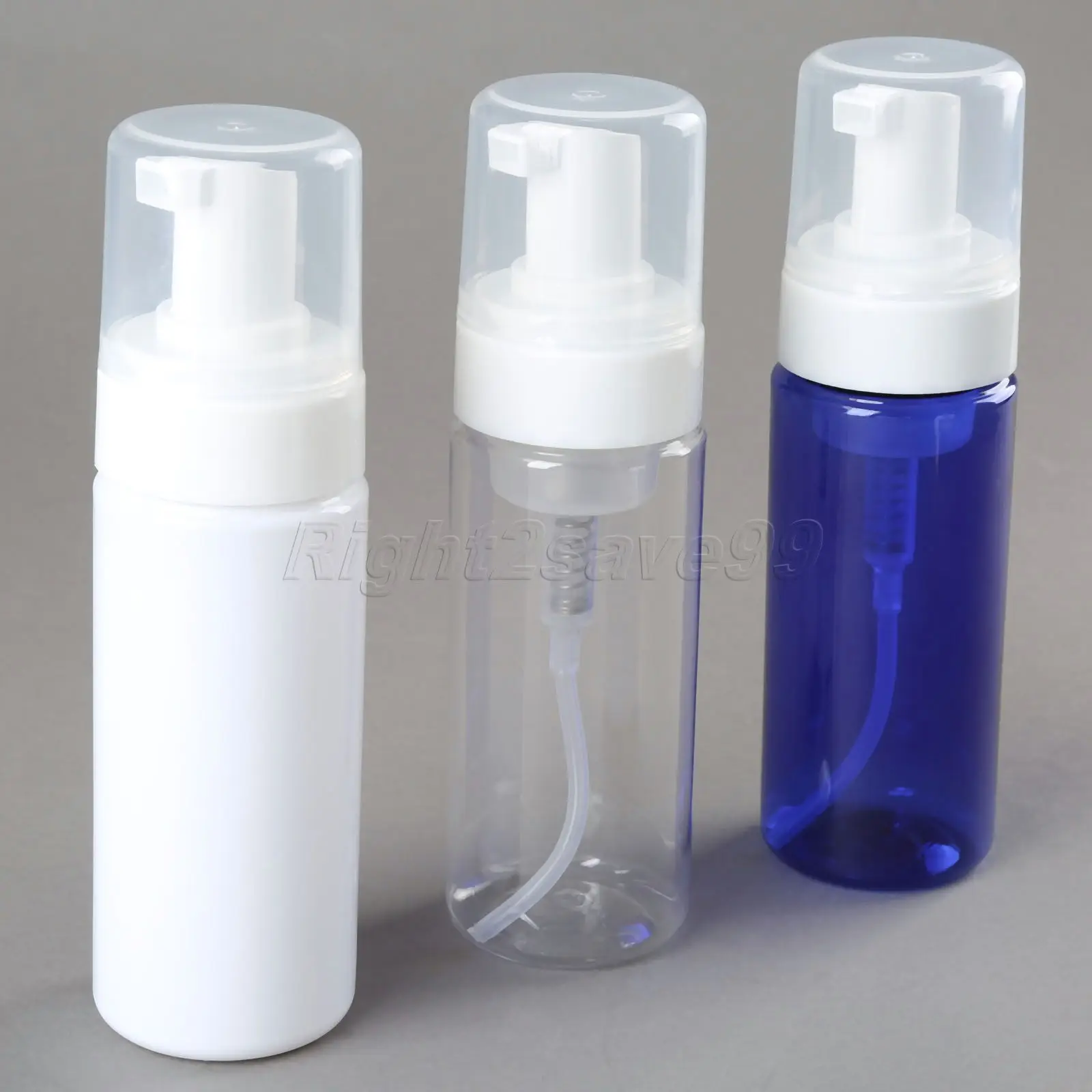 

1pc 150ml Foam bottle Foaming Refillable bottles Foaming Pump Soap Mouss Liquid Dispenser Pump Container Cap Clear White Blue