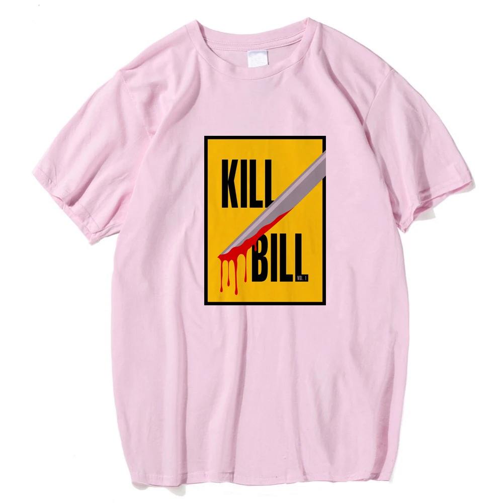 Kill Bill movie poster T-shirt male fashion cotton O collar summer casual hip-hop short-sleeved increase | Мужская одежда