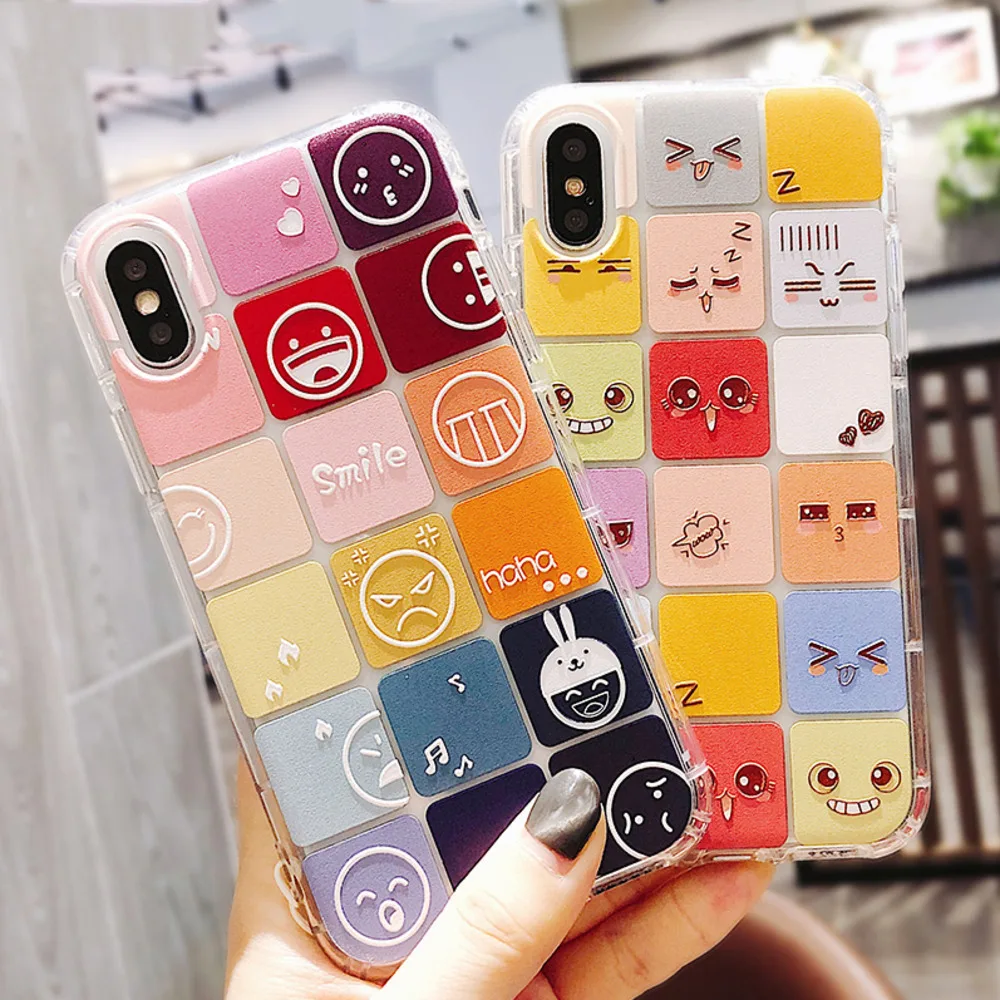 Новый силиконовый смайлик Экспрессия плед креативный милый Корейский мобильный
