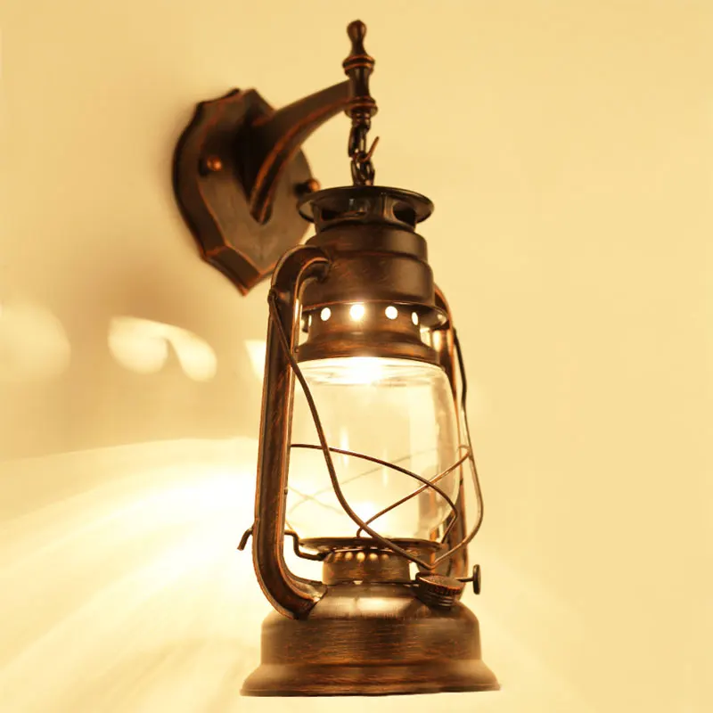 

Wall Sconces Vintage Wall Lamp E27 LED Bulb Loft Retro Wall Luminaire Lamps Fixture Antique Industrial Wall Light #