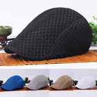 Мужской однотонный сетчатый берет для гольфа