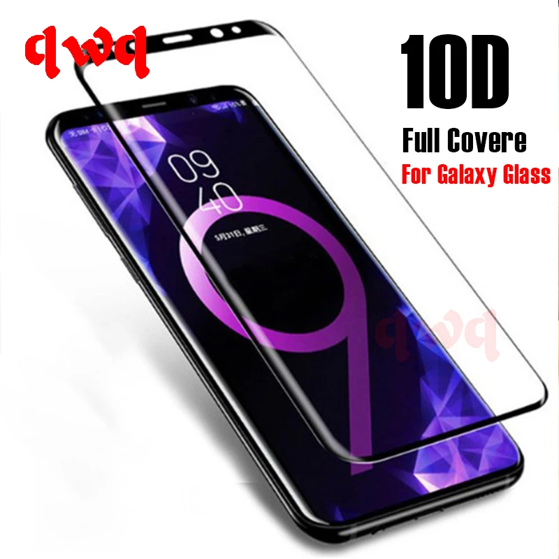 10D полное покрытие закаленное стекло для Samsung Galaxy S9 Note 9 8 Защита экрана S8 A6 A8 Plus A7 2018