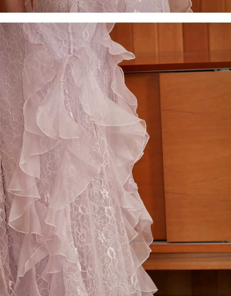 EASYSMALL, женское платье, модное, праздничное, высокого класса, Vestidos, вечерние, эксклюзивные, с лепестками, каскадные, уличная одежда, платья с высокой талией