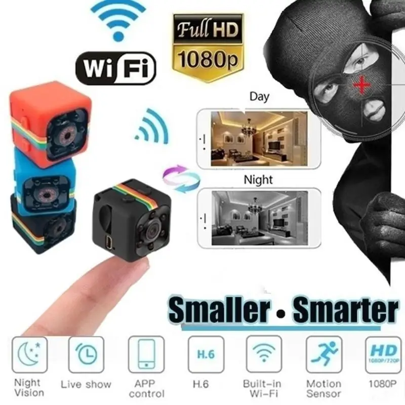 Mini Camera 480/1080P Full HD Night Vision Camcorder Car DVR Video Recorder Sport Digital Camera Support TF Card DV Camera