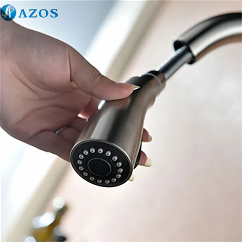 Смесители для кухонной раковины поворотный шланг выдвижной спрей одна ручка