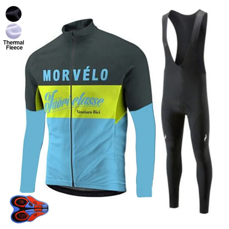 2019 Morvelo Inverno maillot ciclismo hombre Runchita Зимняя Теплая Флисовая велосипедная Джерси с