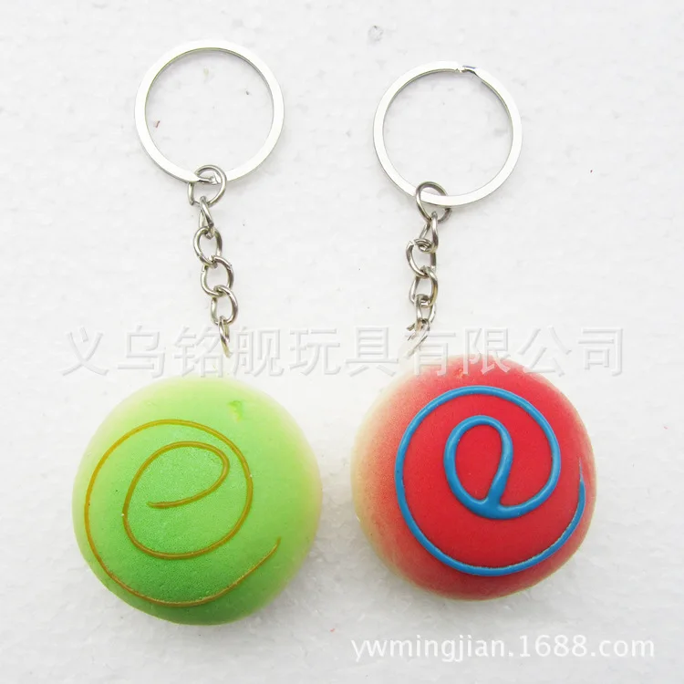 Моделирование цвета хлеб на пару брелок мягкие игрушки PU медленный отскок
