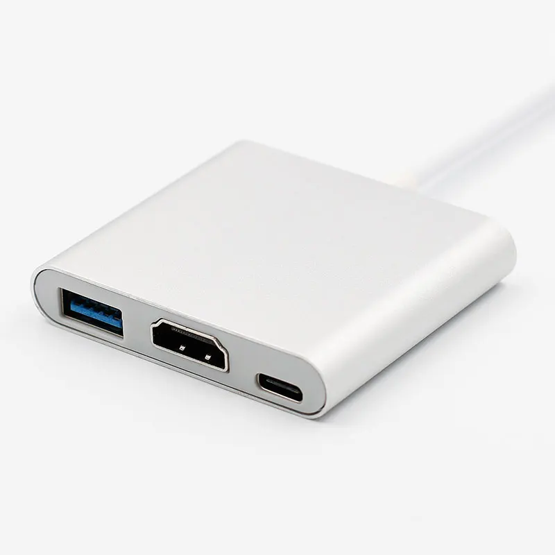 Новый USB 3 1 Тип C на HDMI совместимость с 0 HUB адаптер Extender HD 4K для Macbook Air 12