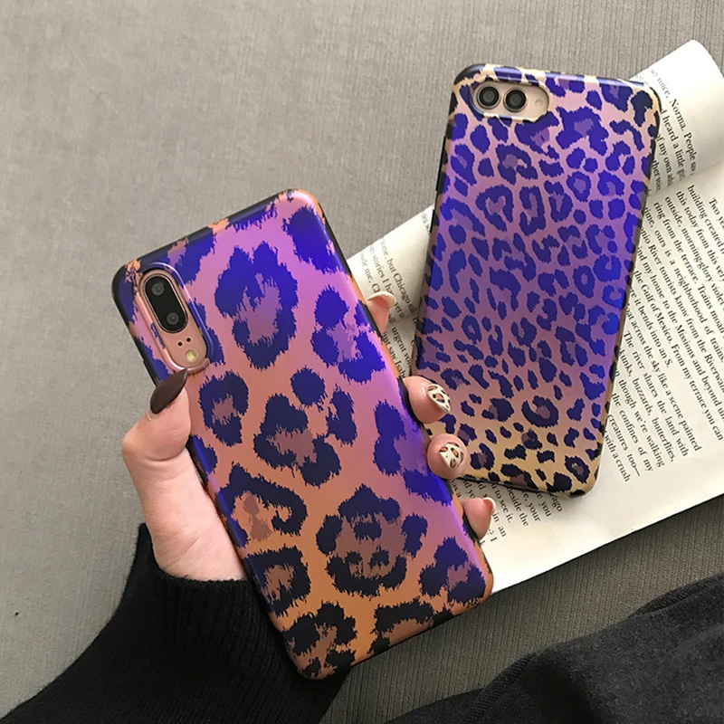 Синий светильник пикантные леопардовые чехол s для huawei P20 P30 Коврики 10 20 Pro блестящие мягкие силиконовые чехлы из ТПУ чехол для Honor 9 10 V20 Nova 3 3i 3e задний Чехол