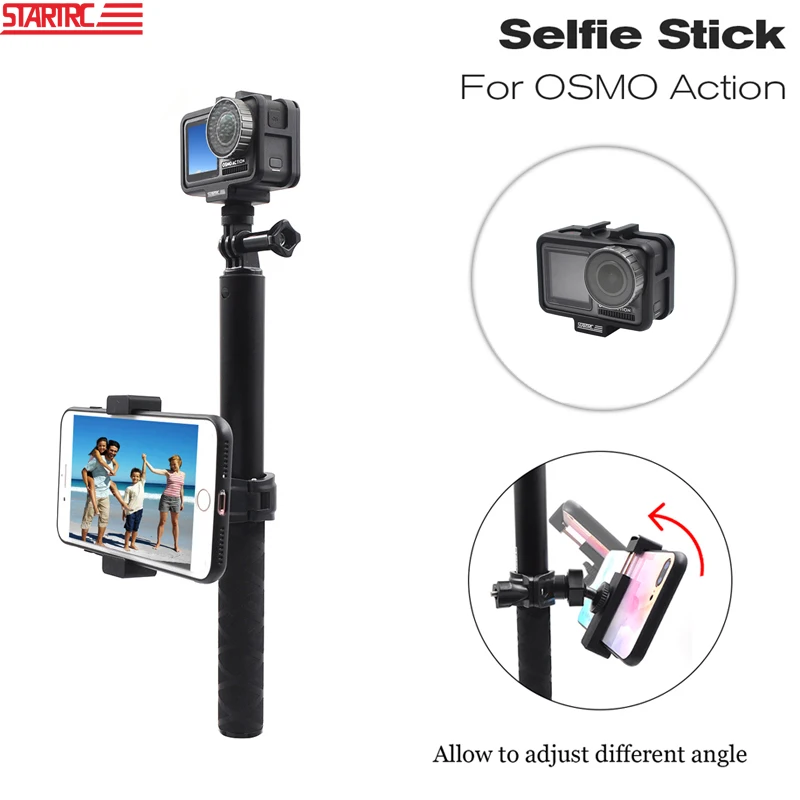 STARTRC DJI OSMO Action алюминиевая палка для селфи и металлическая защитная клетка