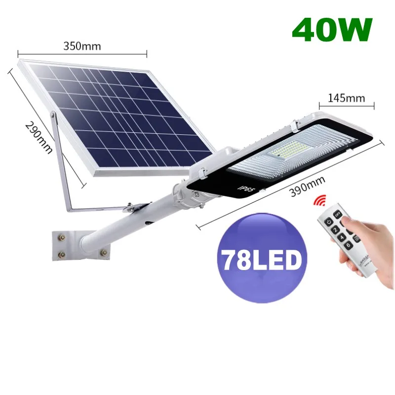 4 шт. IP65 39LED 78LED 108LED 178LED 224LED светодиодный уличный фонарь на солнечной батарее