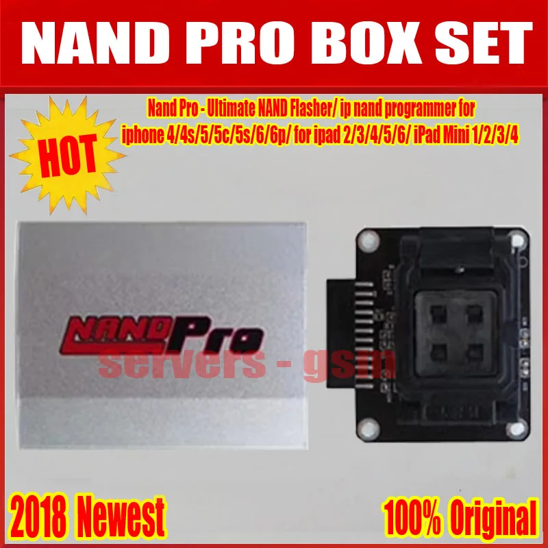 Новейший 100% оригинальный NAND PRO BOX Nand Pro Ultimate Flasher/ ip nand программатор|nand flasher|nand