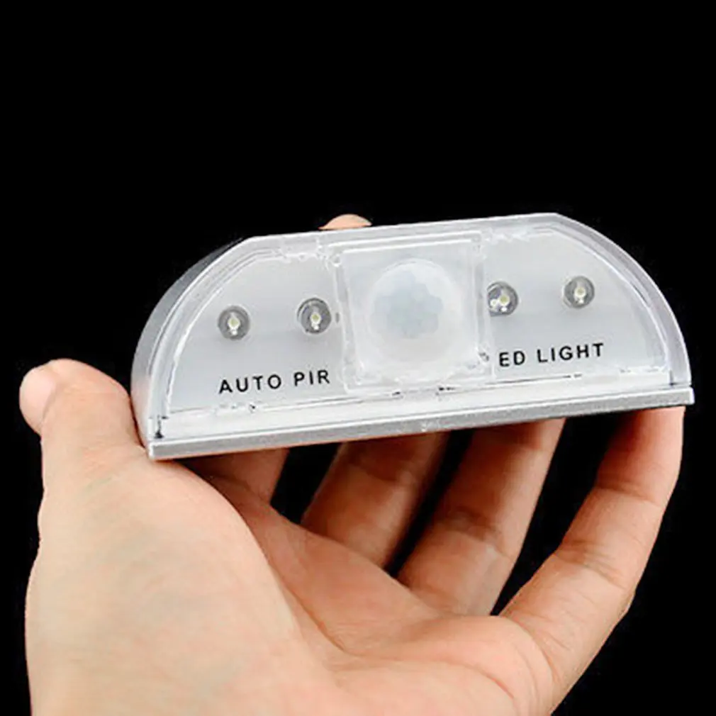 4LED ИК Сенсор светильник Автоматический Инфракрасный Беспроводной Замочная