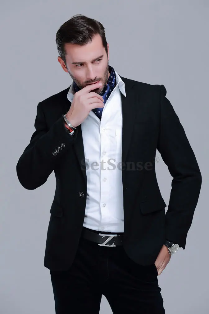 Узор в горошек узор Пейсли цветочный &quotгусиные лапки&quot 100% шелк аскотский