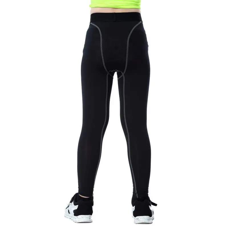 

Kids Boys Compression Pants Sport Running Clothing Quick Dry Elastic Waist Skinny Pants Children Sport Tights